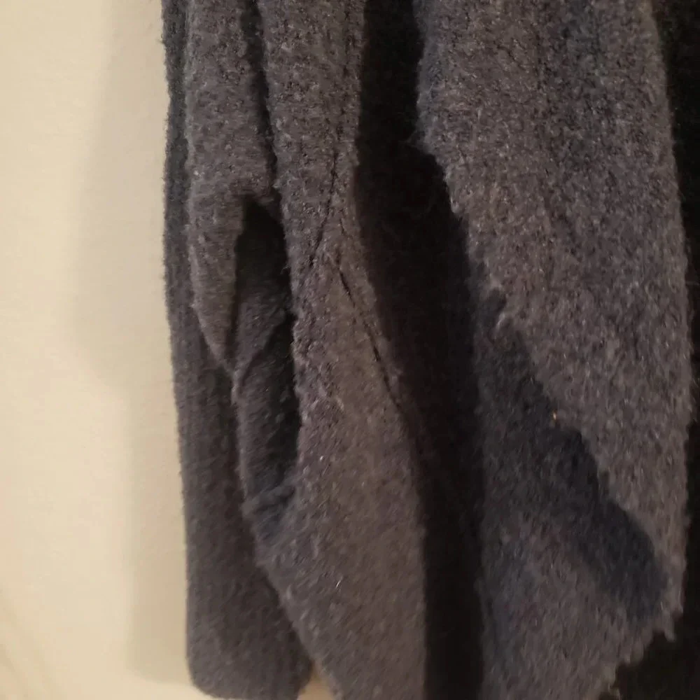 Lou & Grey Charcoal Grey Knit Waterfall Cardigan Sweater‎ XS S
